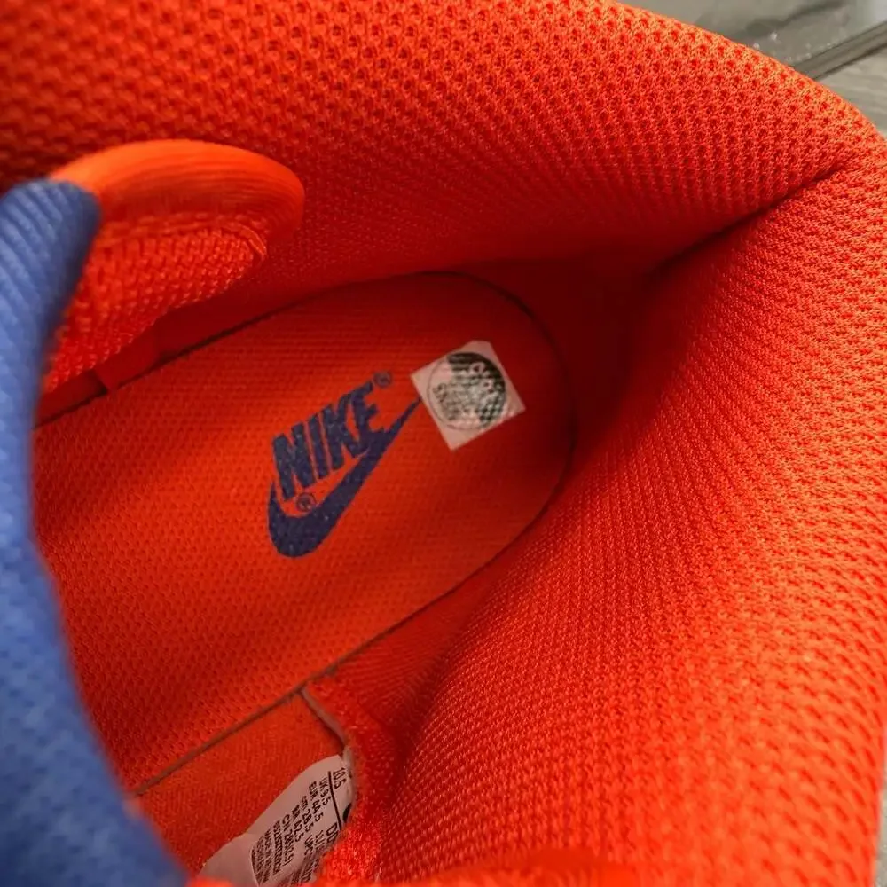 Nike Dunk High Retro 'Knicks' Men's Shoes Orange-Deep Royal DD1399-800